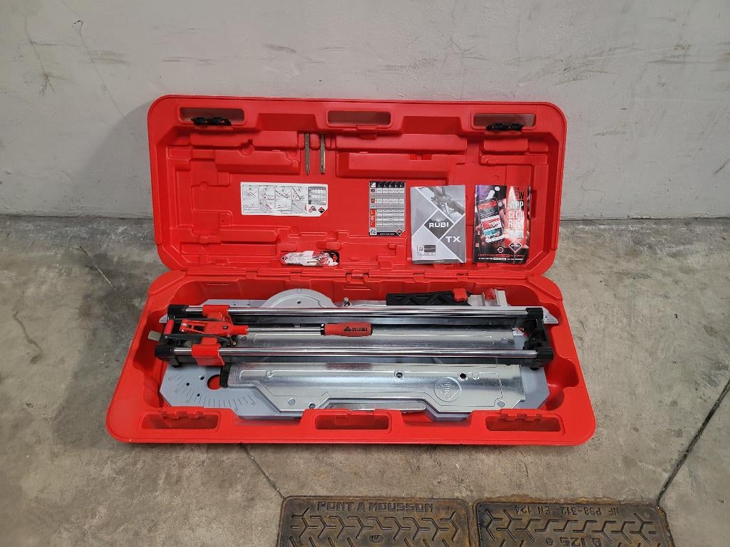 Rubi Proffesionele Tegelsnijder TX -N 700 | Met koffer, Doe-het-zelf en Bouw, Tegels, Ophalen of Verzenden, Nieuw, Vloertegels