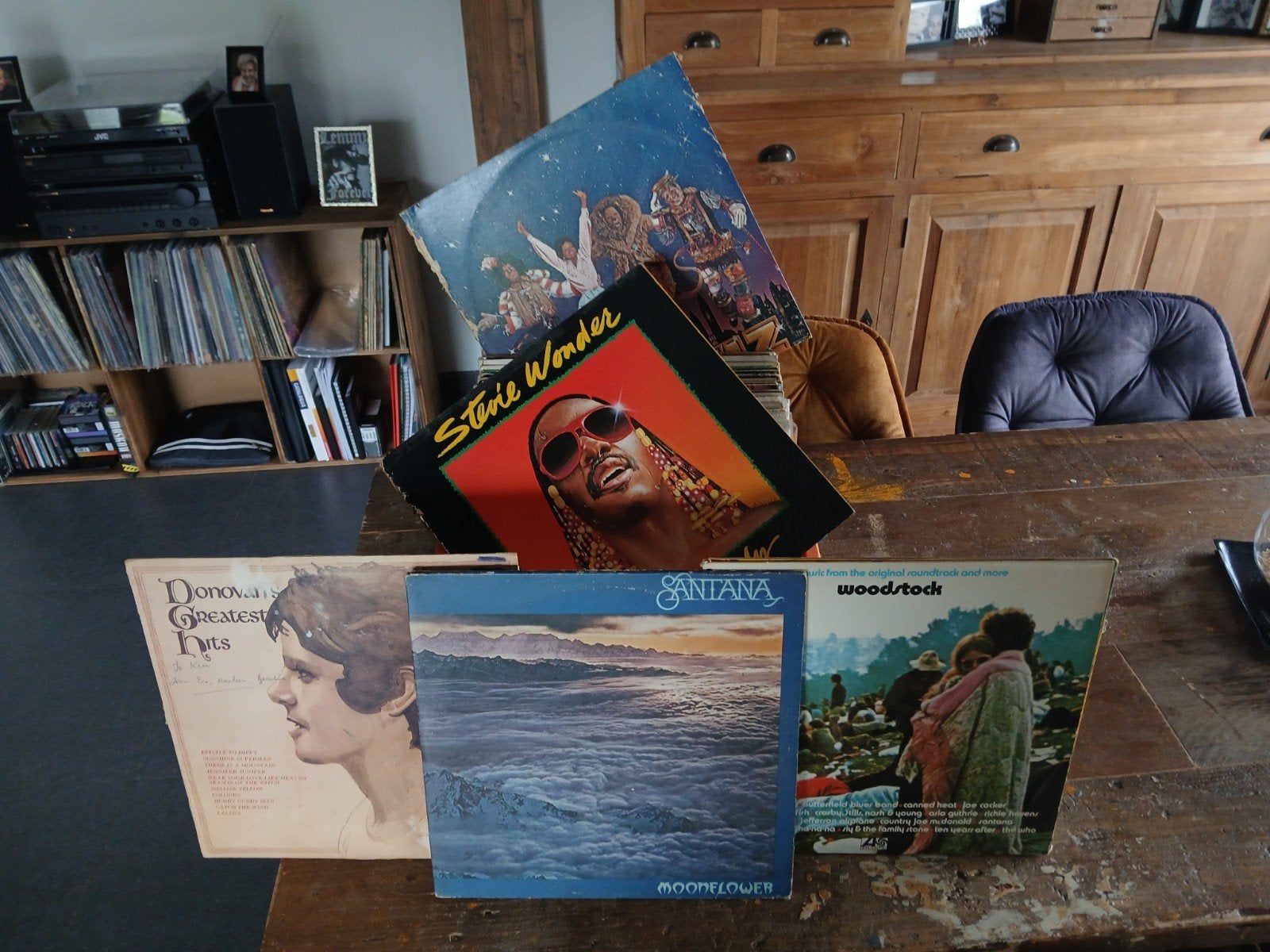 Groot lot van 90 tal LP's. GERESERVEERD, Cd's en Dvd's, Ophalen