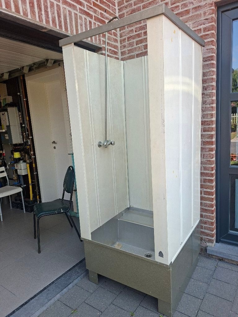 verplaatsbare metalen douche cabine, Enlèvement, Utilisé, Douche