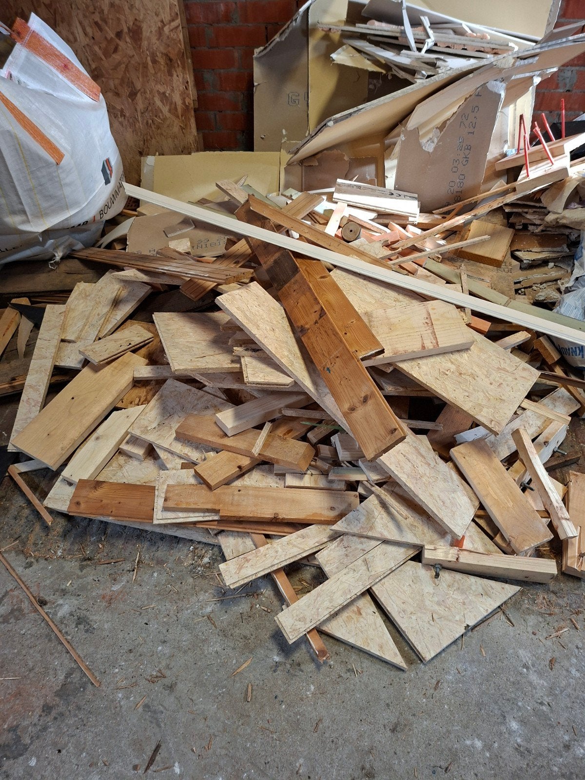 Gratis klus of stookhout, Tuin en Terras, Ophalen