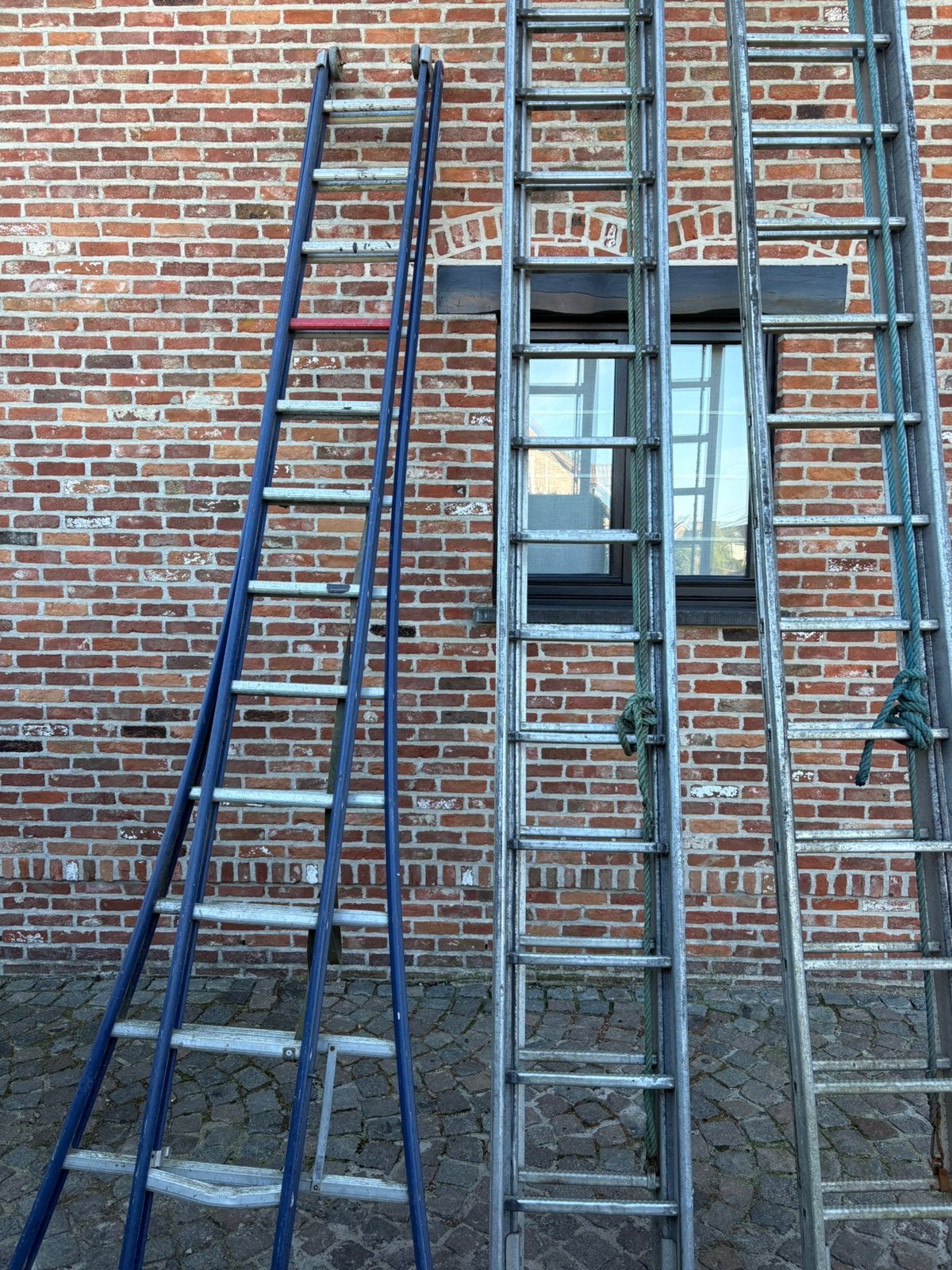 Ladders /Schuifladder, Ophalen, Zo goed als nieuw