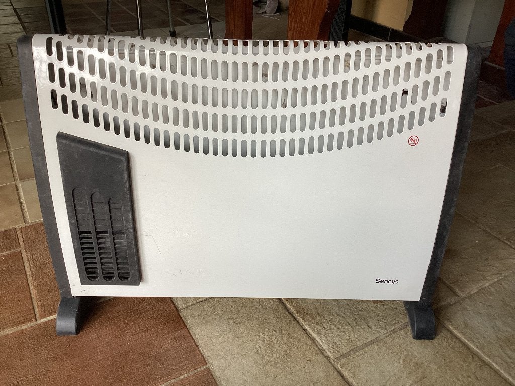 Convecteur électrique Sencys turbo 2000W, Bricolage & Construction, Chauffage & Radiateurs, 800 watts ou plus, Enlèvement, Utilisé