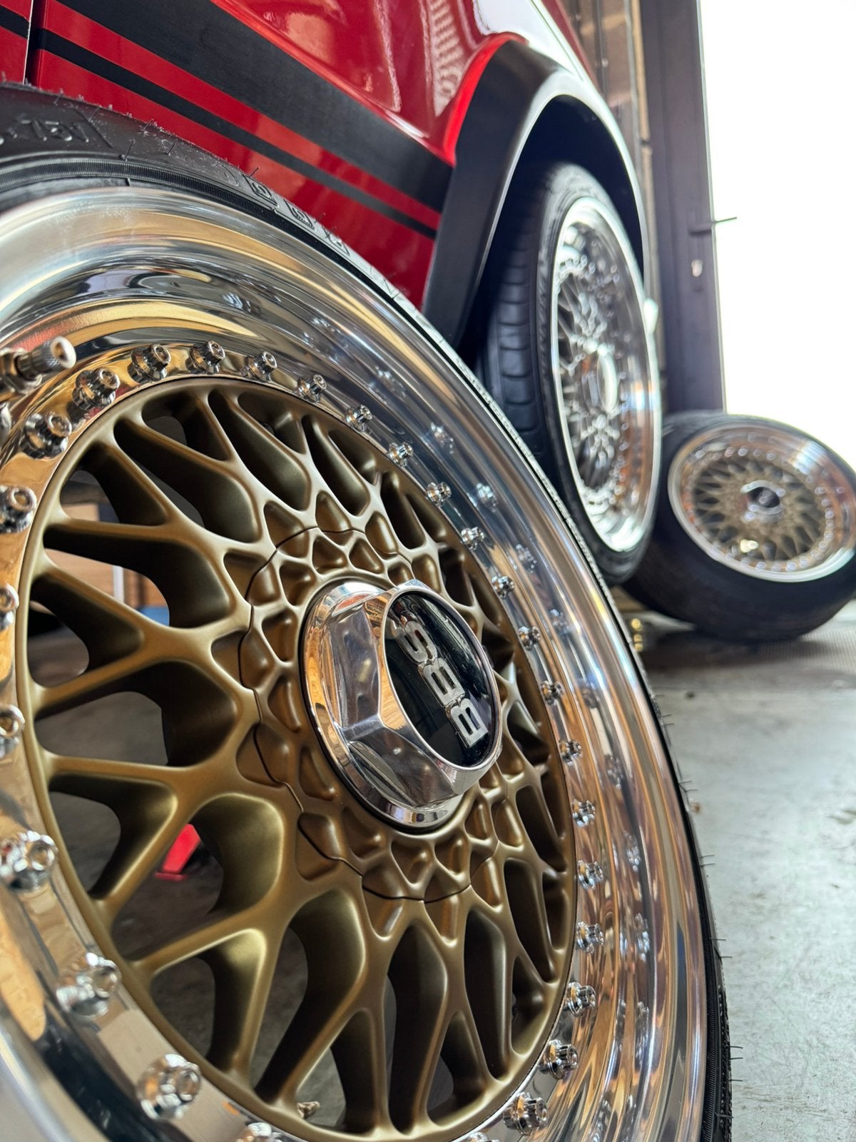 Set BBS RS 001 4x100 15", Ophalen, Band(en)