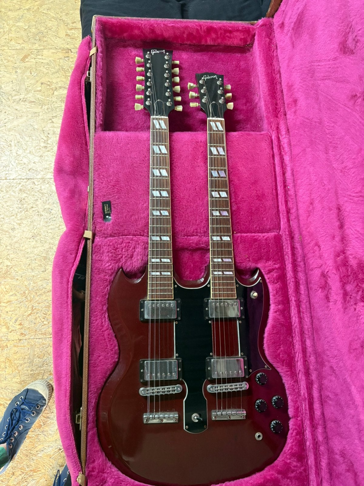 Gibson double neck, Enlèvement, Utilisé, Gibson