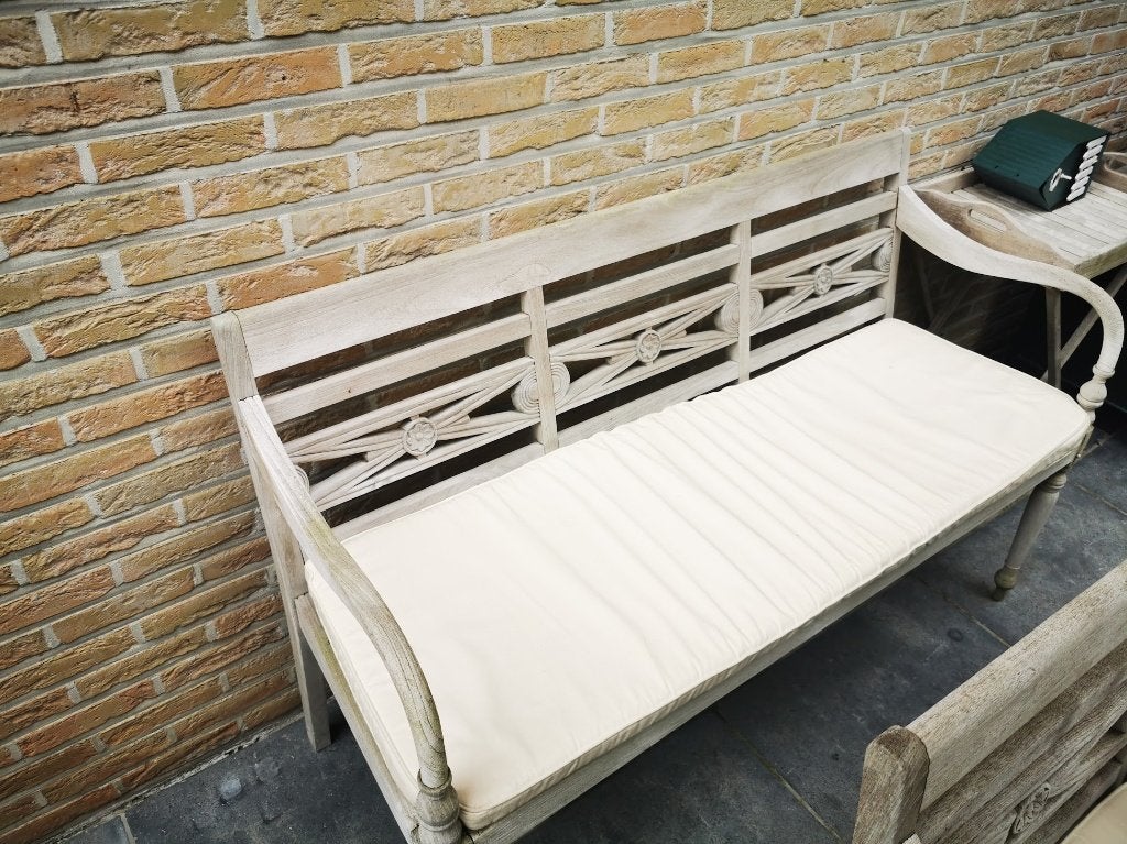 Zitbank in teak hout 'Royal Arrow', Ophalen, Gebruikt, Teakhout