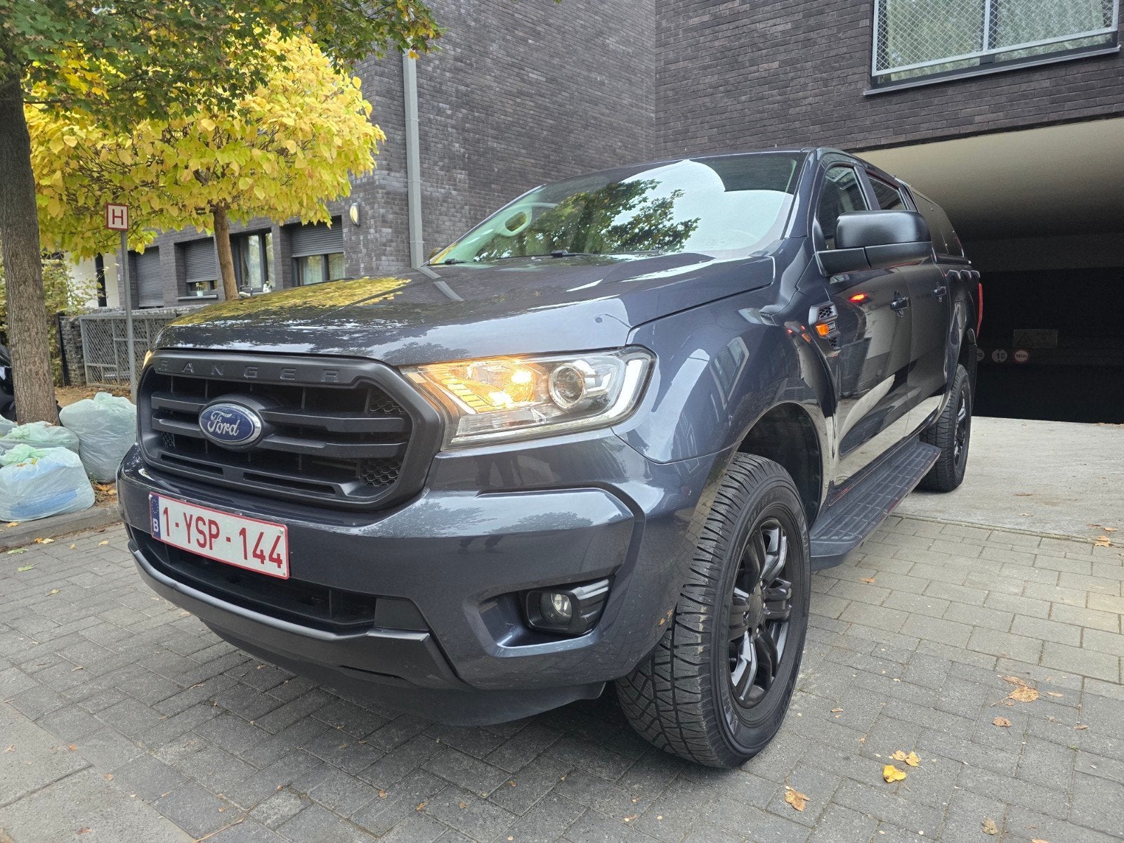 FORD RANGER 2.0 bit EcoBlue Wildtrak Euro 6, Auto's, Automaat, 4 deurs, Euro 6, Grijs