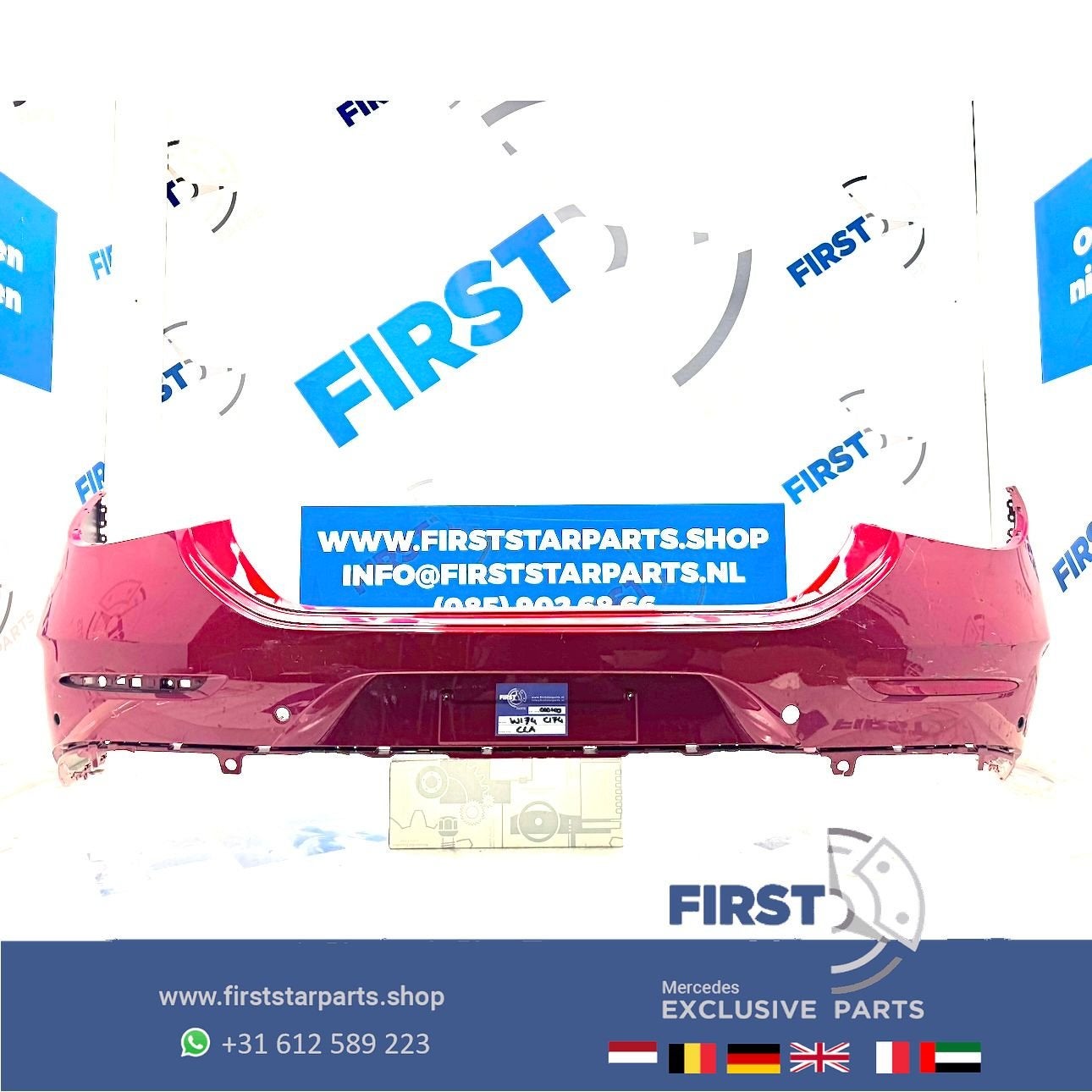 W174 BUMPER CLA AMG ACHTERBUMPER A1748859301 2025-2027 ZWART