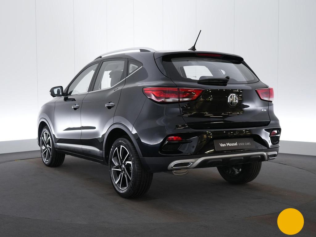 MG ZS ICE 1.0 AT LUXURY FWD, Auto's, Stof, Gebruikt, ZS, Zwart