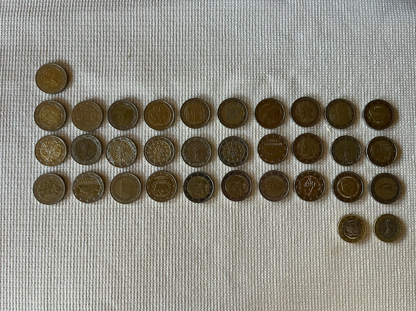 Diverse 2 en 1 euro muntstukken, Ophalen, Munten