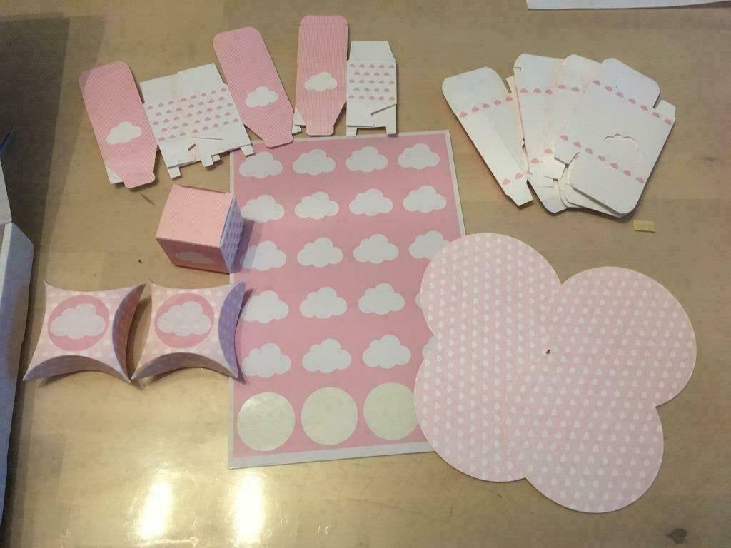 Wolk thema roze collectie UITVERKOOP, Enlèvement ou Envoi, Neuf, Cadeau d'accouchement