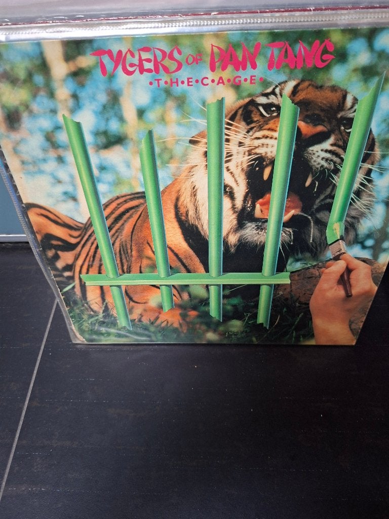 lp - tygers of pan tang - the case - bak 3, Cd's en Dvd's, LP, Gebruikt, Hardrock, 12 inch