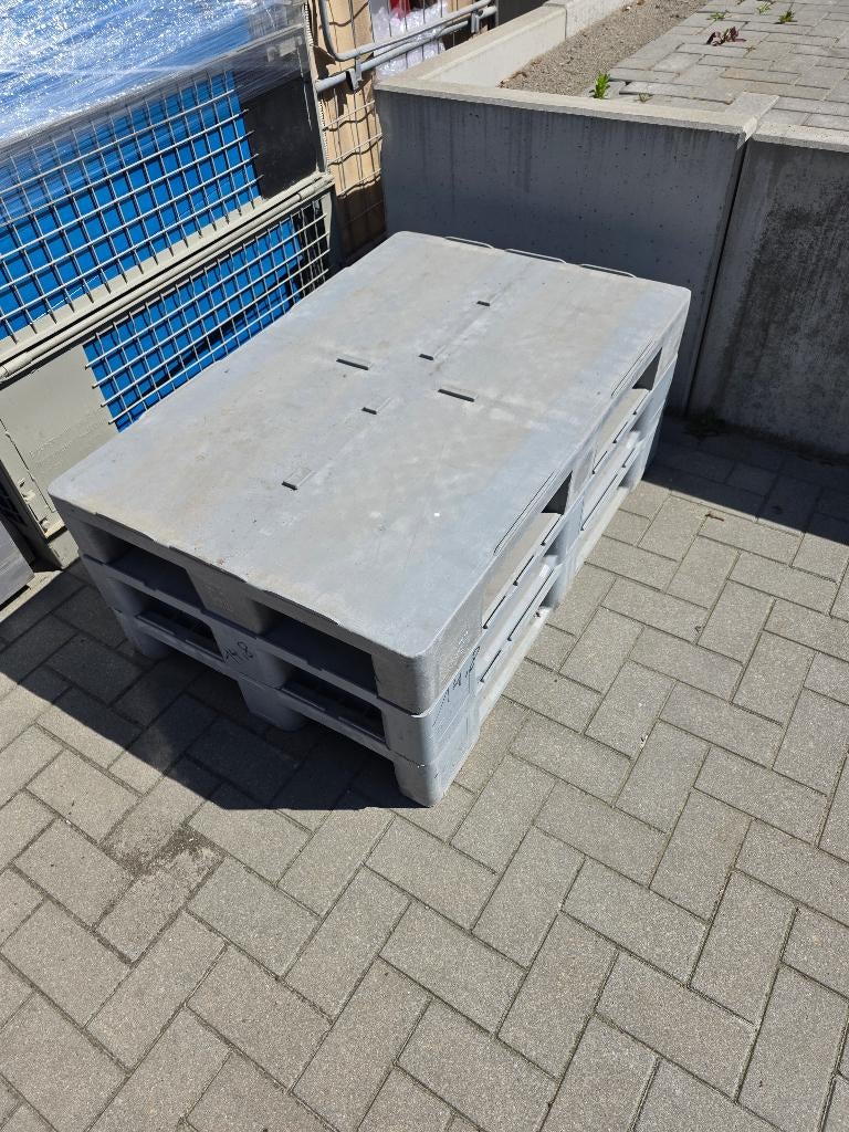 Pvc europalleten, plastieken paletten,  pallets, Doe-het-zelf en Bouw, Overige Doe-Het-Zelf en Bouw, Ophalen, Gebruikt