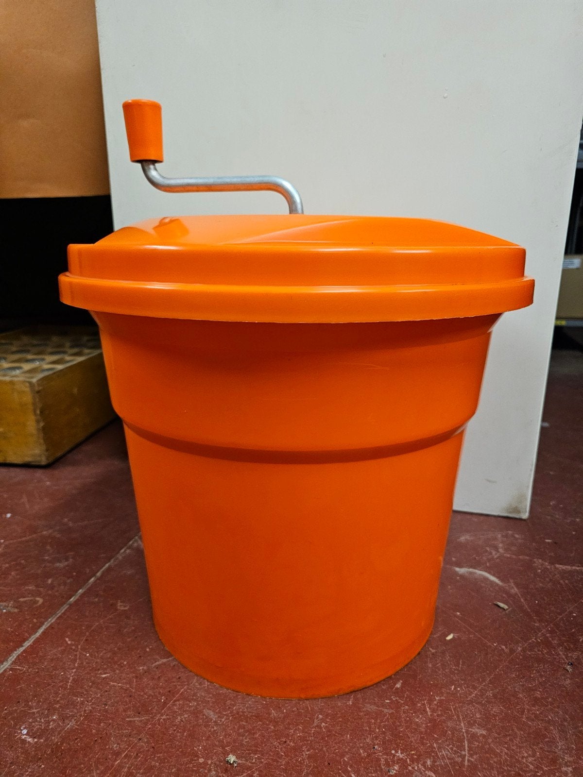 Essoreuse à salade professionnelle Dynamic 20L orange, Enlèvement, Comme neuf, Orange