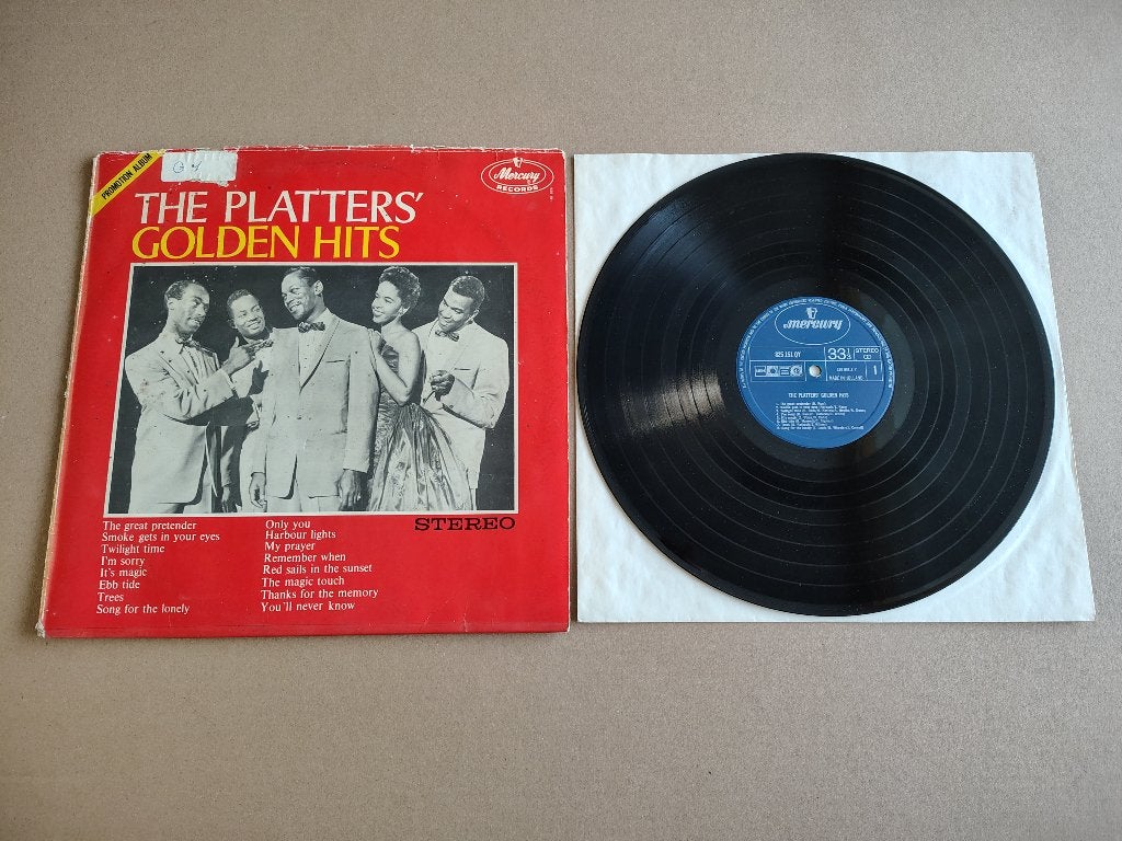 Vinyl LP: The Platters - Golden Hits (1977), Envoi, 12 pouces, LP