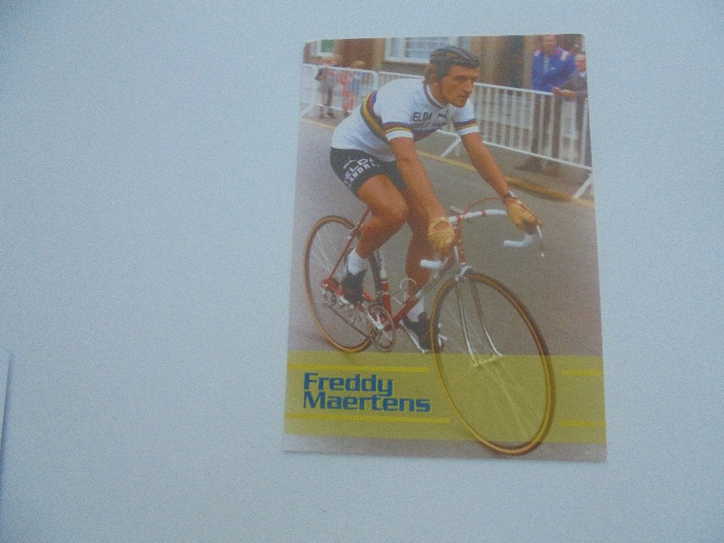 wielrenner- freddy maertens, Verzamelen, Ophalen of Verzenden, 1980 tot heden, Zo goed als nieuw, Foto
