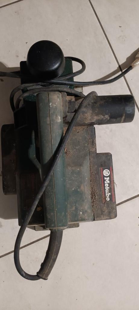 Metabo elektrische schaaf, Doe-het-zelf en Bouw, Gereedschap | Schuurmachines, Ophalen, Bandschuurmachine