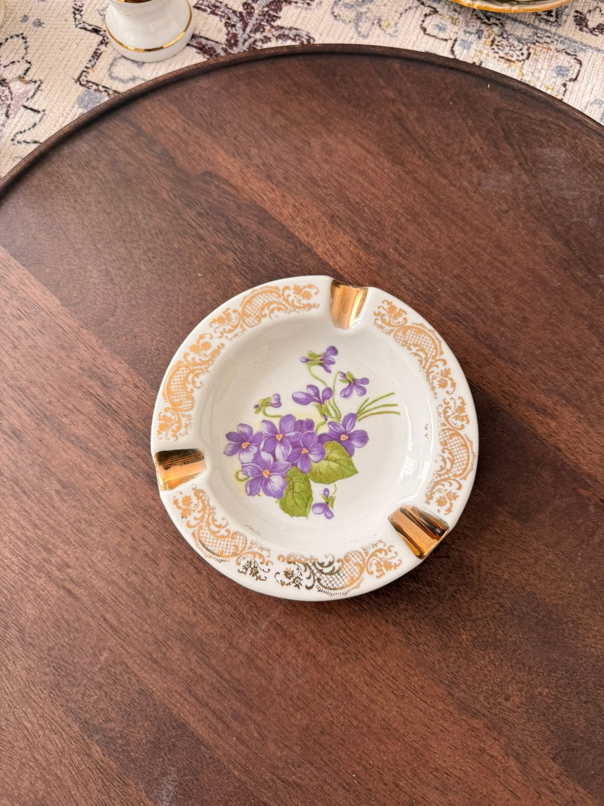 Cendrier Porcelaine D’art - Limoges France Authentique, Enlèvement ou Envoi