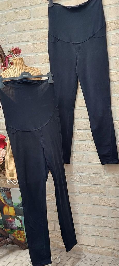 2st zwangerschapsbroeken maat l h&m ook apart te verkrijgen, Kleding | Dames, Zwangerschapskleding, H&M, Zwart, Maat 42/44 (L)