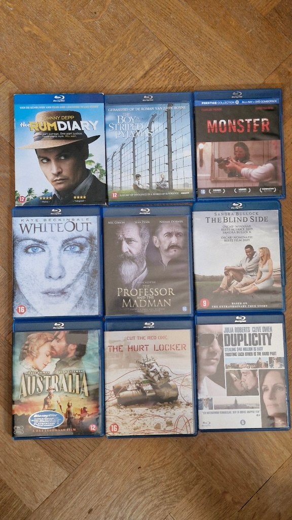 Verschillende blurays in NL, Engels, Nederlands, Ophalen of Verzenden, Zo goed als nieuw