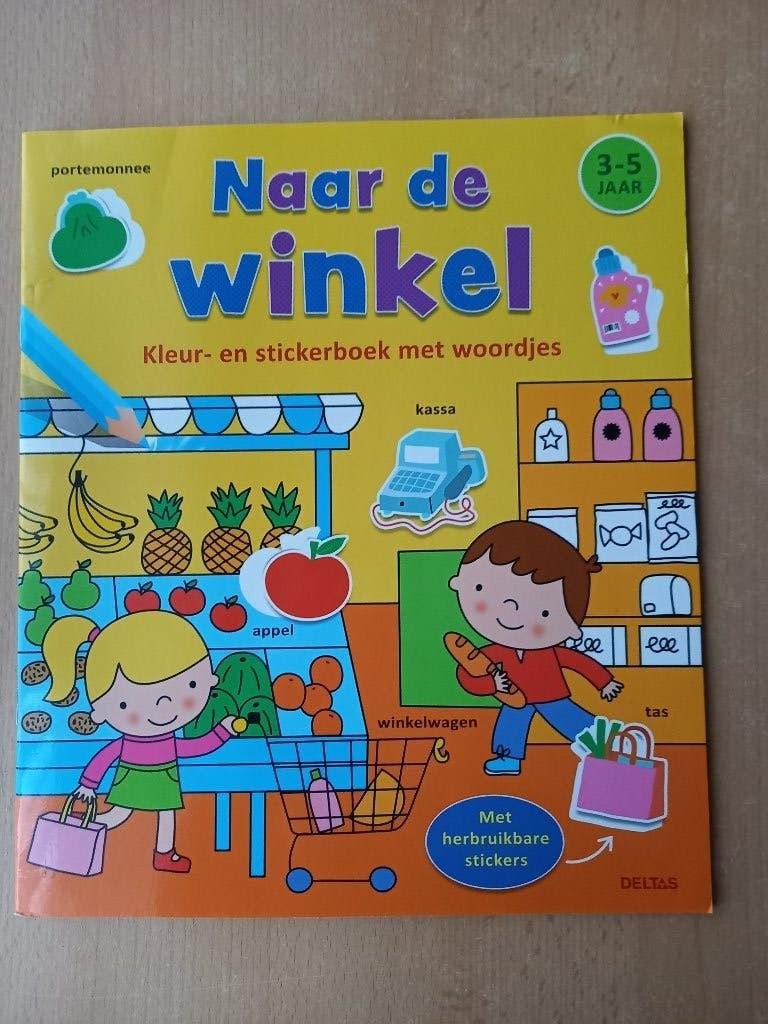 Nouveau livre de couleurs et d'autocollants 3 à 5 ans, Enfants & Bébés, Enlèvement ou Envoi, Neuf, Bricolage