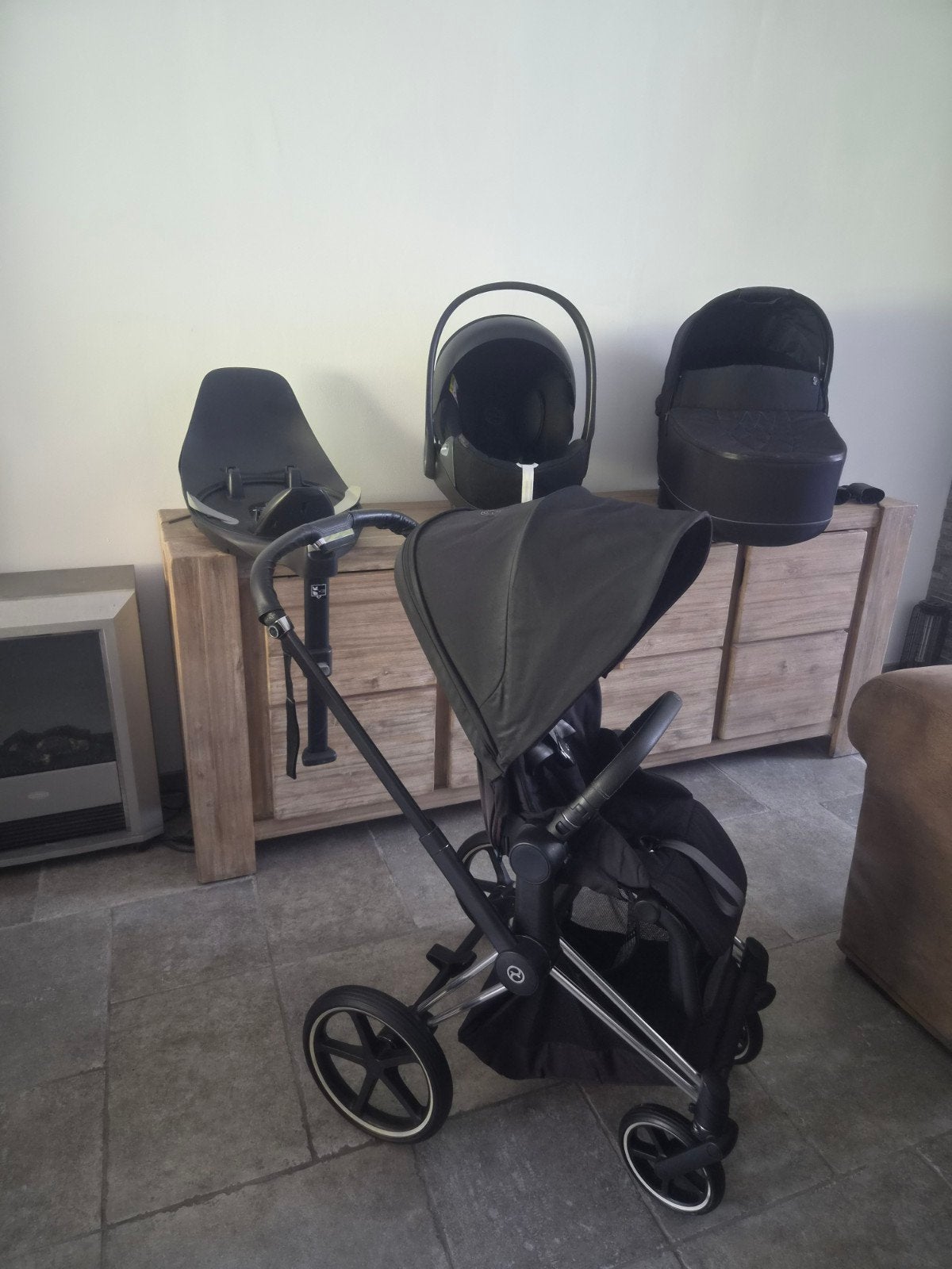 Poussette Cybex Priam4 Black., Enlèvement, Poussette