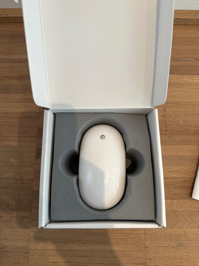 Apple Mighty Mouse, Computers en Software, Muizen, Ophalen, Muis, Gebruikt, Draadloos