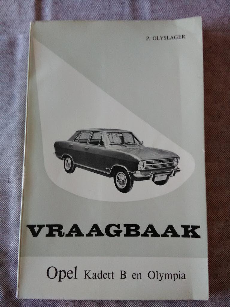 VRAAGBAAK KADETT B EN OLYMPIA, Ophalen of Verzenden