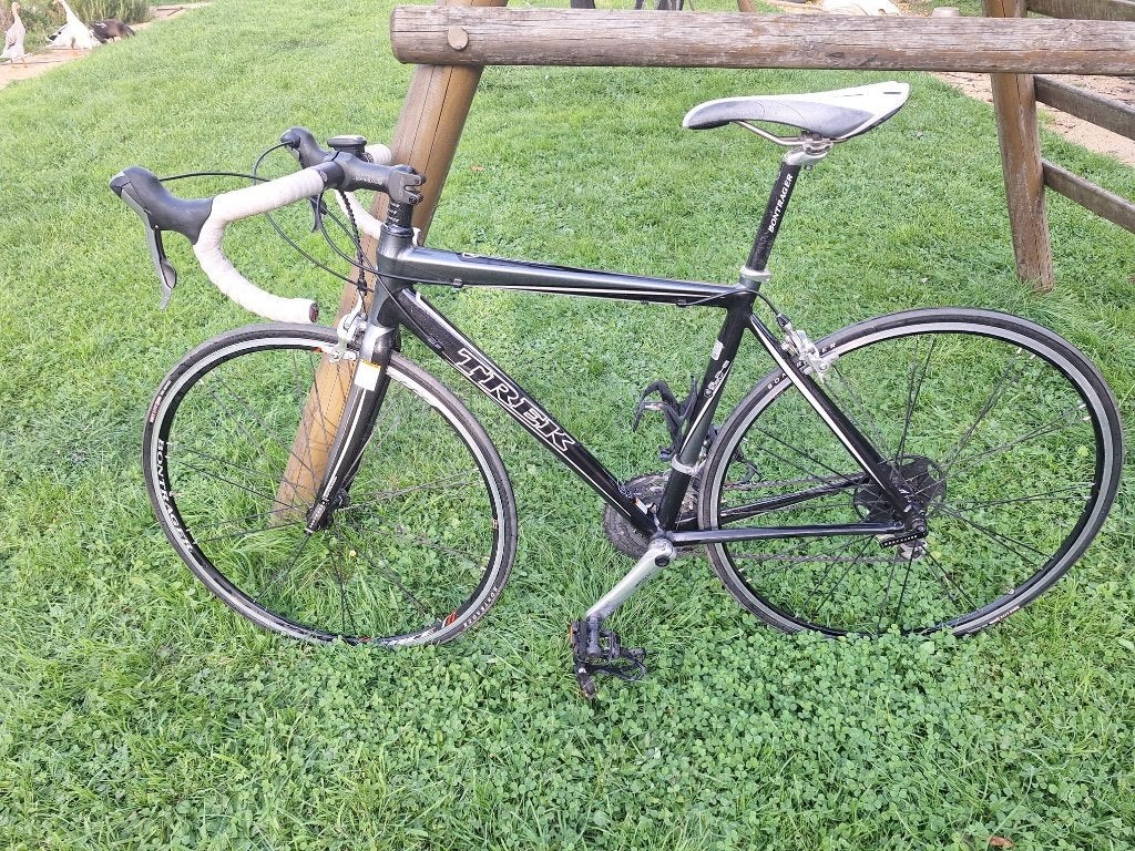 Vélo Trek alu et carbone taille 52, Autres marques, Frein sur jante, 49 à 53 cm, Aluminium
