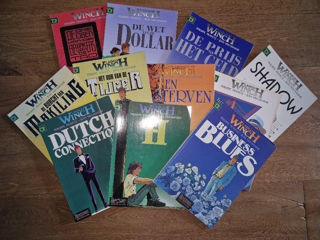 Largo winch 11 verschillende strips, Boeken, Meerdere stripboeken, Ophalen of Verzenden, Gelezen