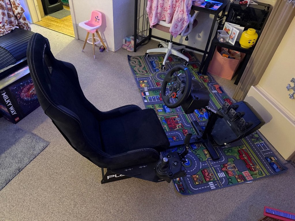 Logitech Racing Sim Setup – G29 + Shifter + Racing Seat, Computers en Software, Ophalen, Zo goed als nieuw, Logitech