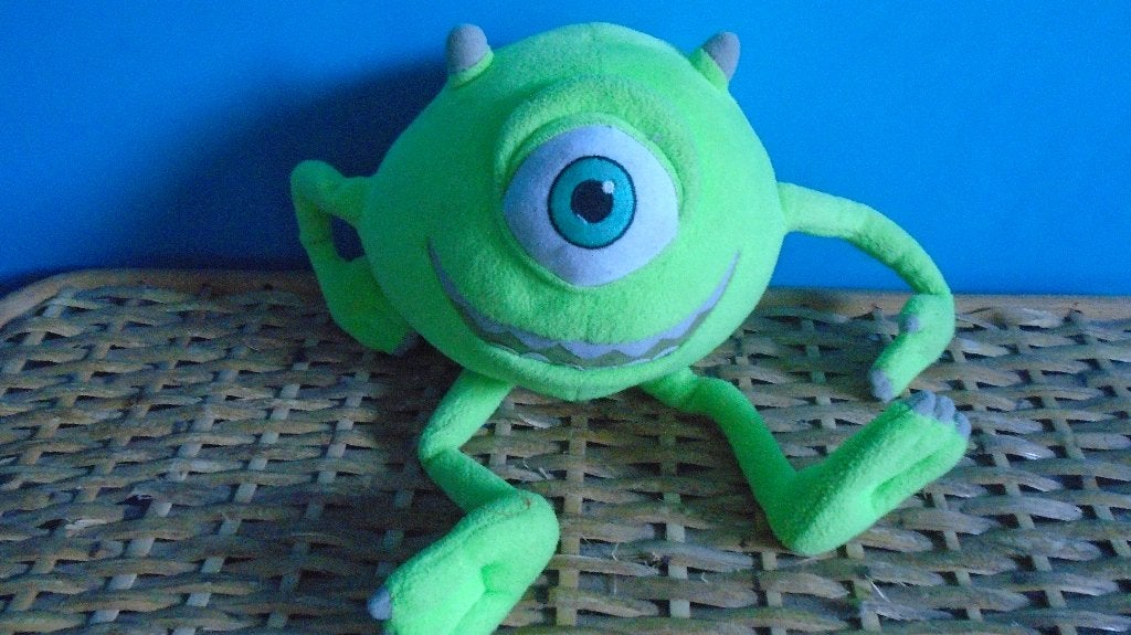 knuffel disney mike, Kinderen en Baby's, Speelgoed | Knuffels en Pluche, Disney, Ophalen, Gebruikt, Disney