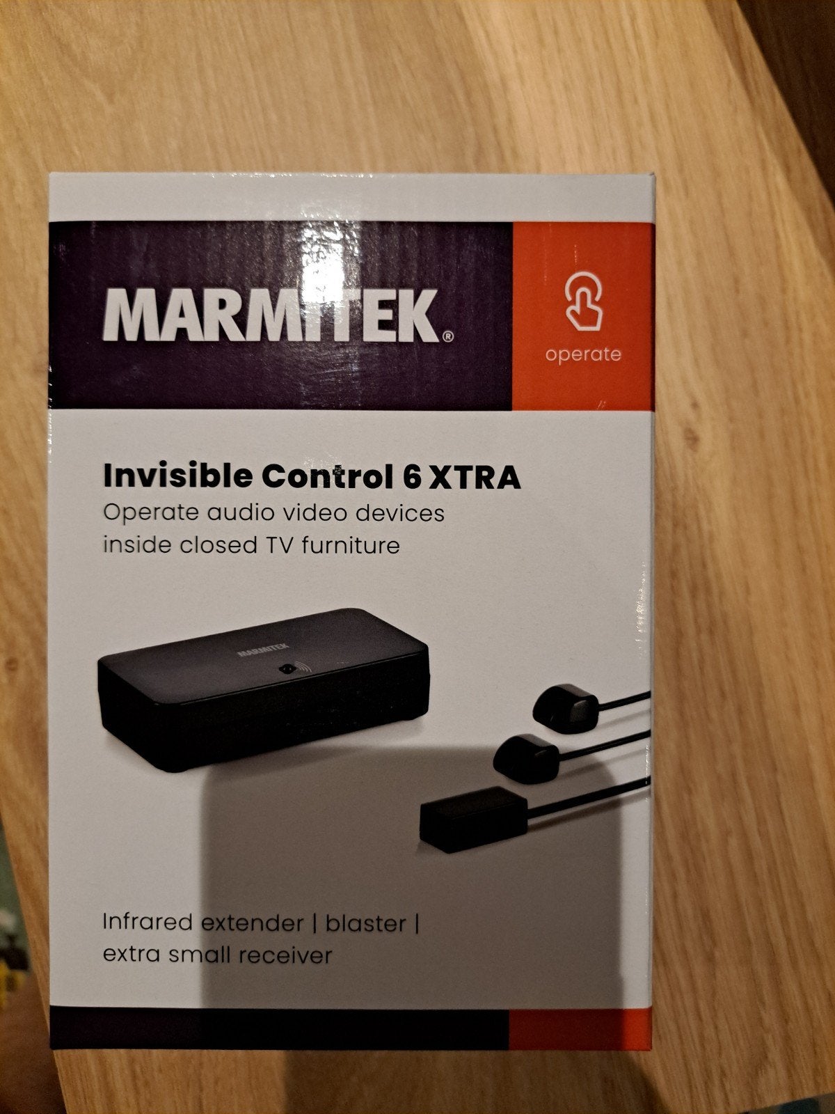 Marmitek Invisible Control 6 XTRA, Audio, Tv en Foto, Afstandsbedieningen, Ophalen of Verzenden, Zo goed als nieuw, Tv