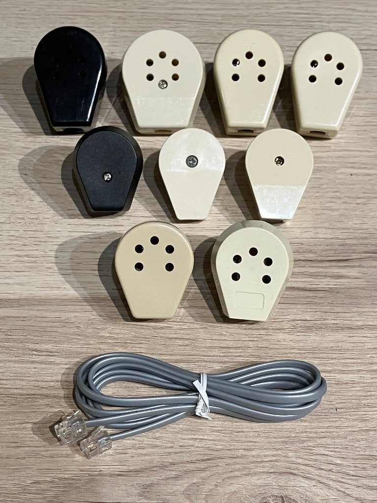 9 * prises téléphoniques fixes + câble, Enlèvement ou Envoi, Utilisé