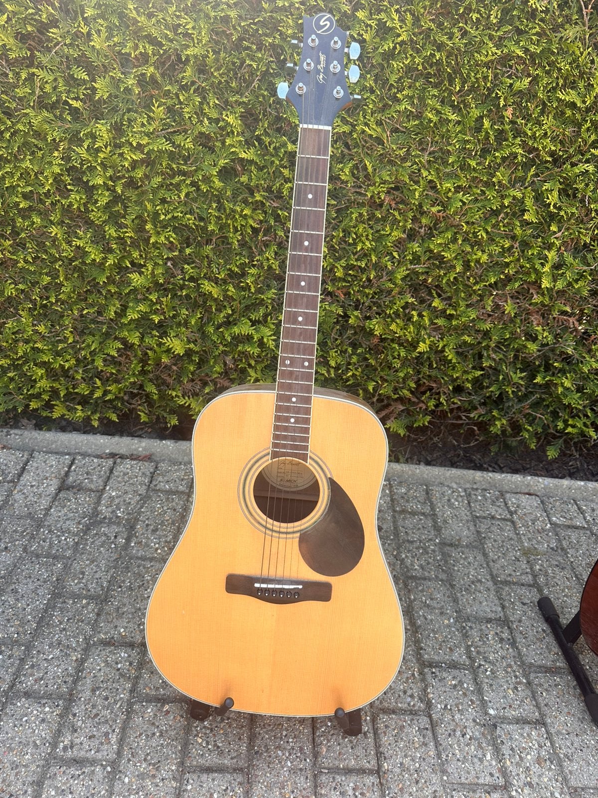 Akoestische gitaar ‘greg bennet’, Muziek en Instrumenten, Ophalen, Zo goed als nieuw