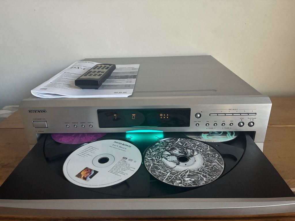 Onkyo DX C360 - Als Nieuw!! 6 CD wisselaar, TV, Hi-fi & Vidéo, Enlèvement, Comme neuf, Autres marques, Changeur