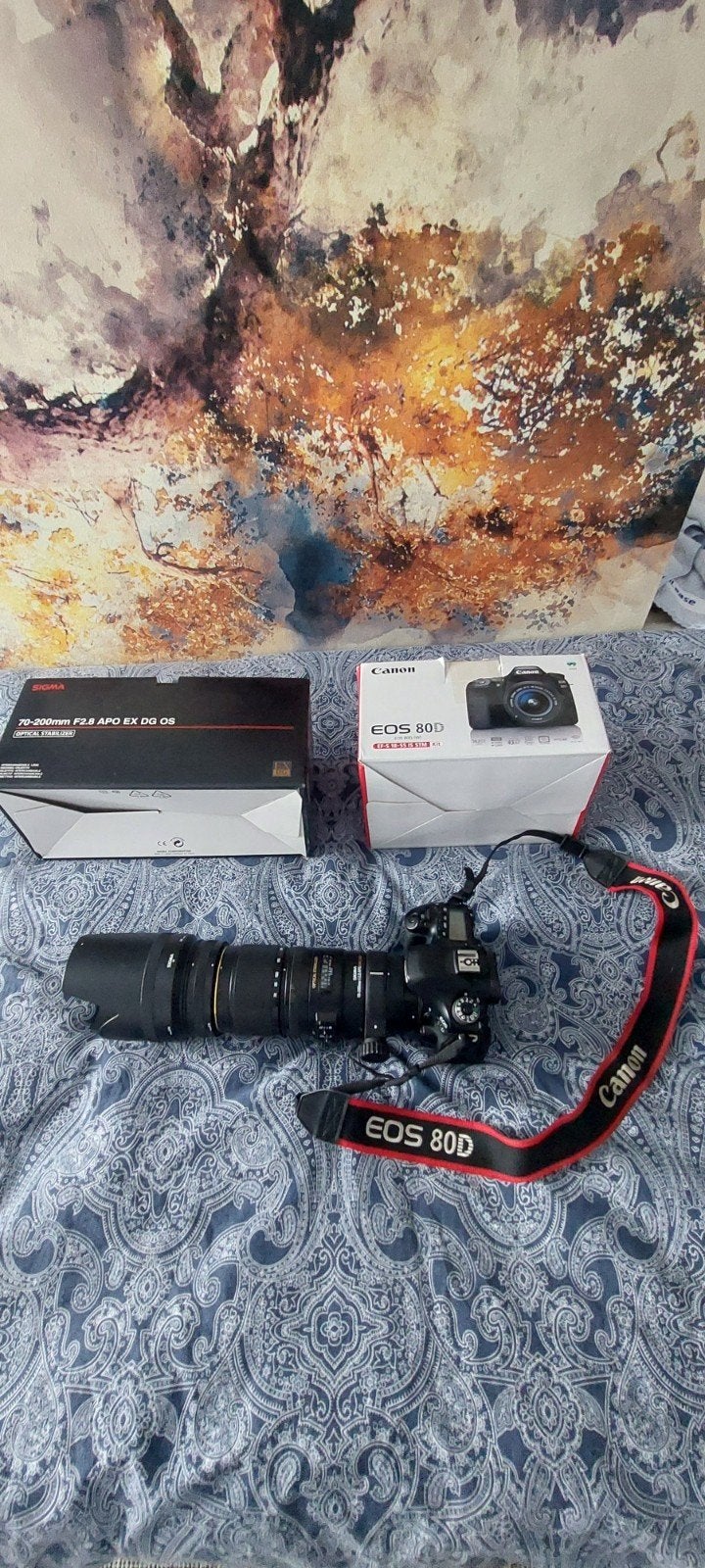 Canon EOS 80D + 18-55 IS STM + Sigma 70-200 f/2.8 OS HSM –, Ophalen