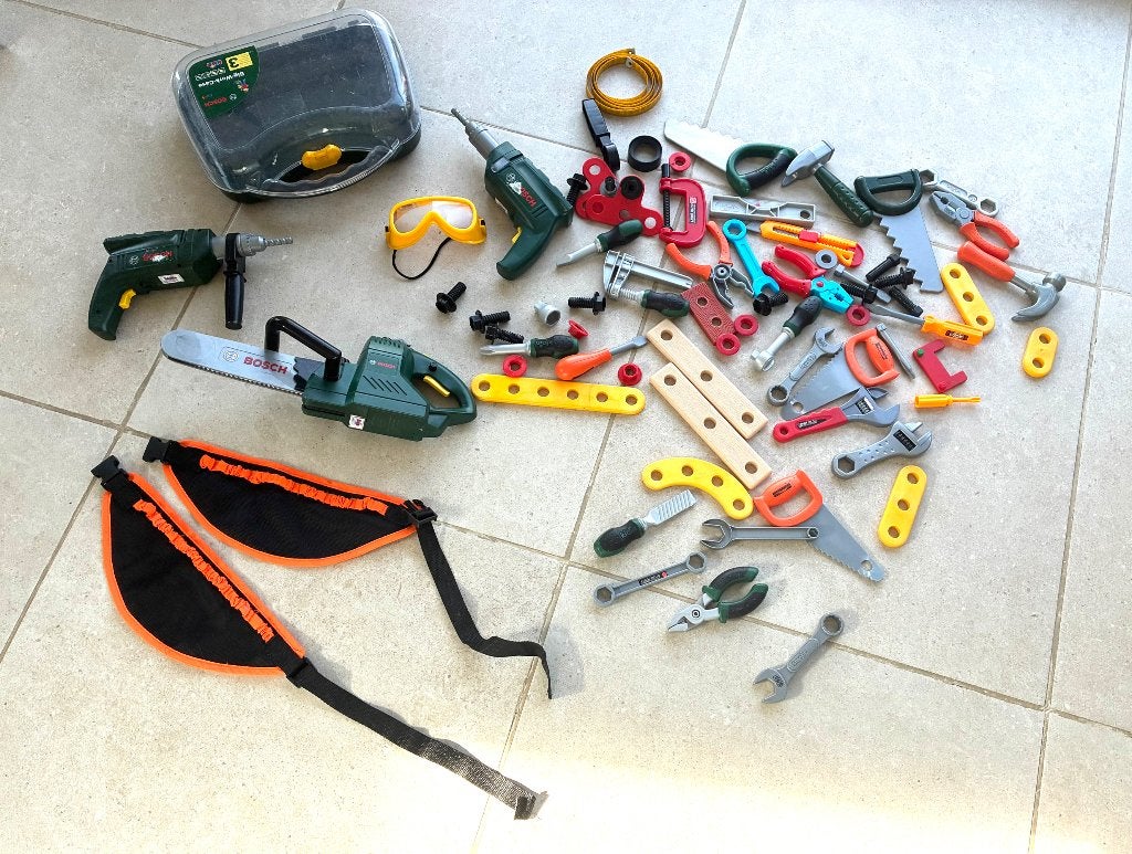 Speelgoed gereedschap, Ophalen, Gebruikt