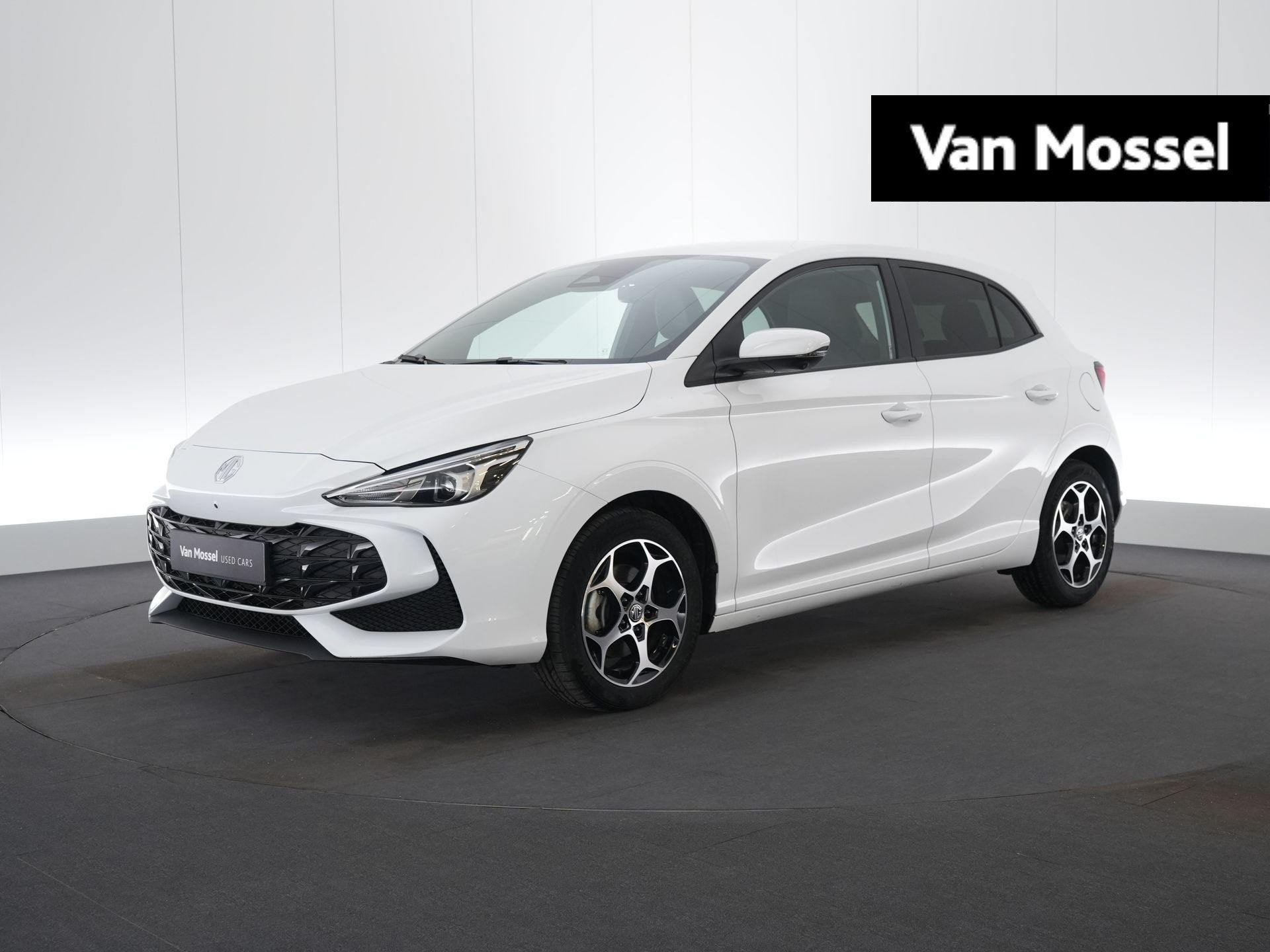 MG MG3 Hybrid+ Luxury, Auto's, MG, Dealer onderhouden, Stof, Zwart, 4 cilinders