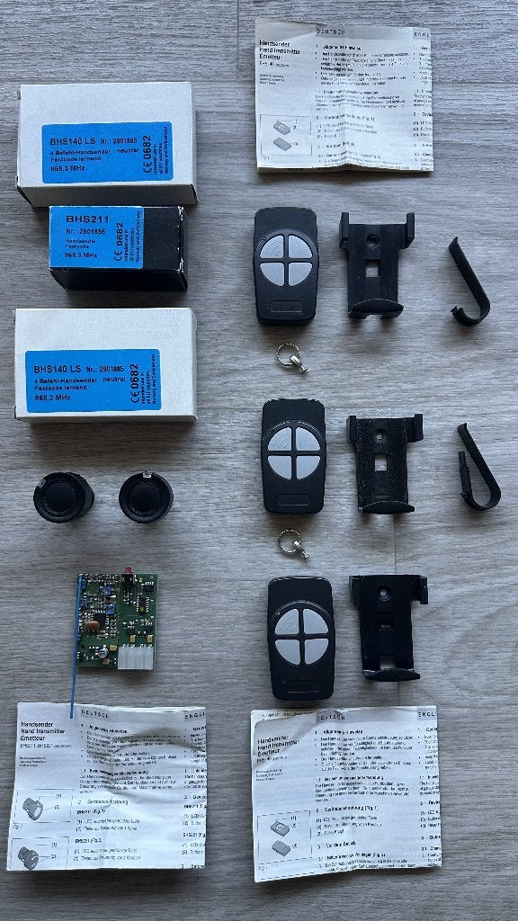 Lot de 5 télécommandes BERNER/HALLOIN + 1 Récepteur - 80€, Enlèvement ou Envoi, Neuf