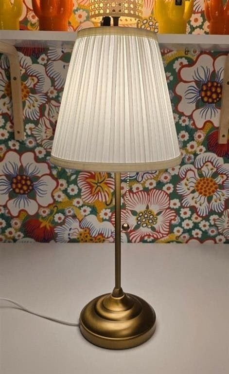 Ikea Arstid | Dringend wegens verhuis, Ophalen of Verzenden, Goud, Rond, Tafellamp