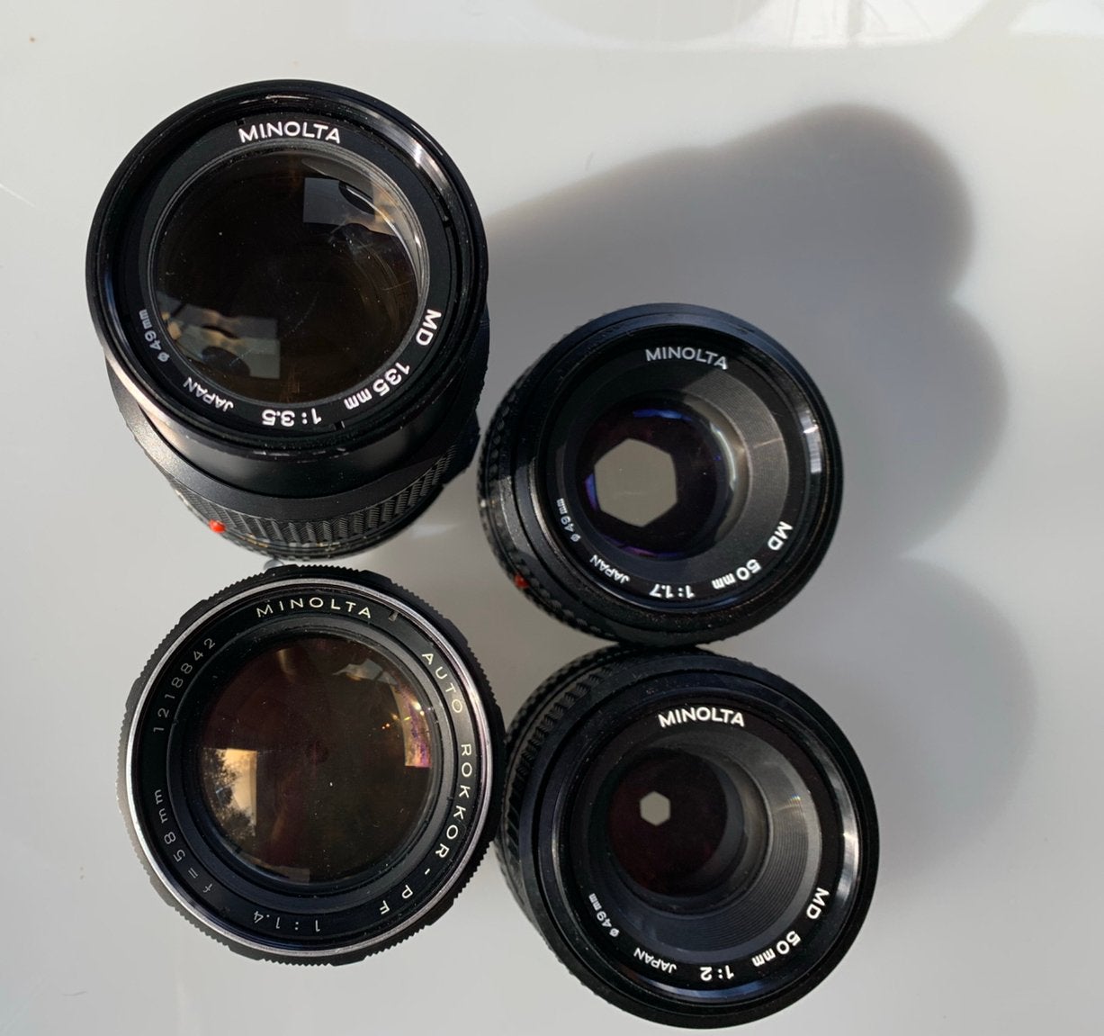 Minolta lenzen set, Enlèvement ou Envoi