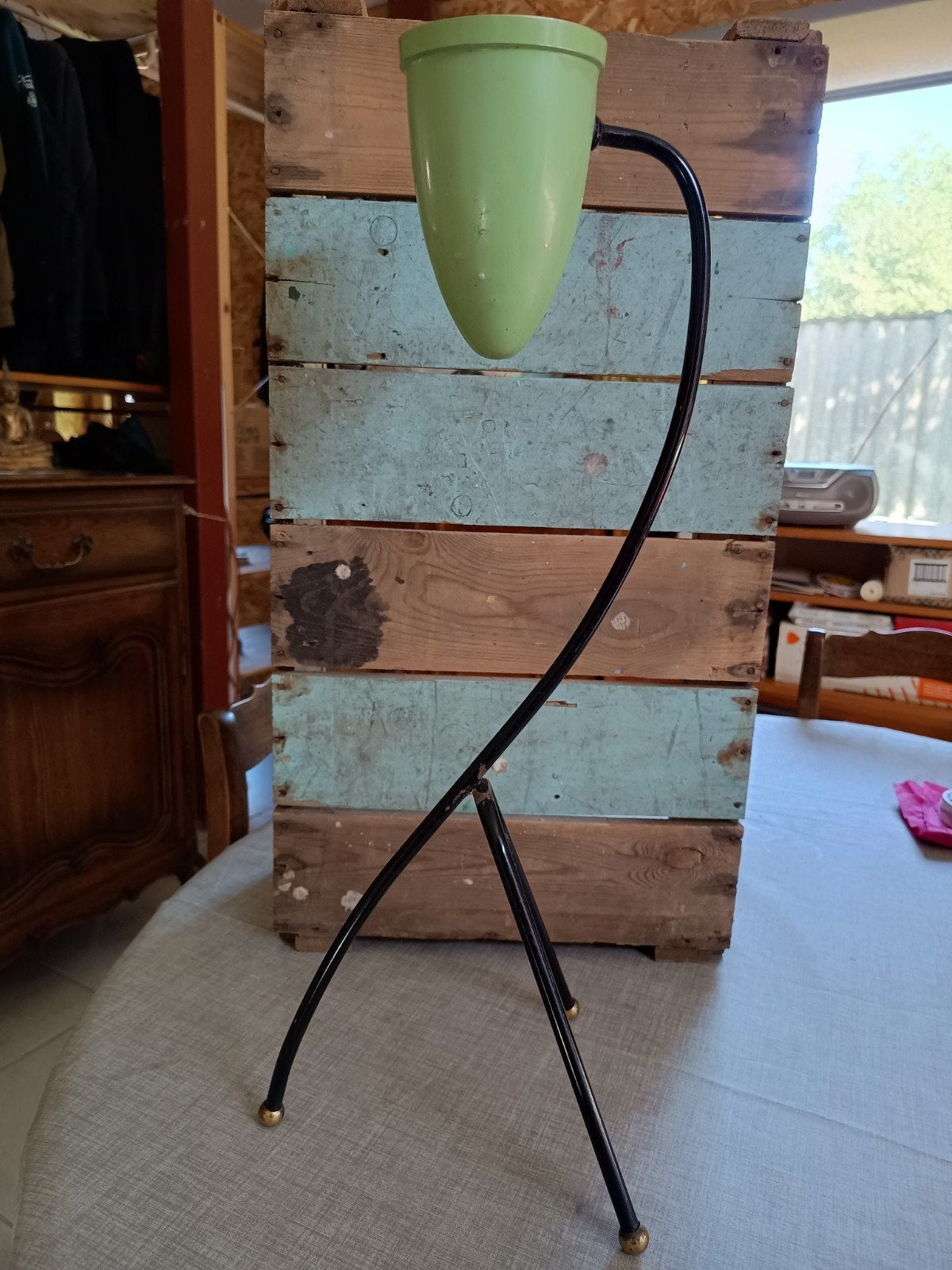 Vintage asbak jaren 50', Ophalen of Verzenden, Gebruikt, Minder dan 100 cm