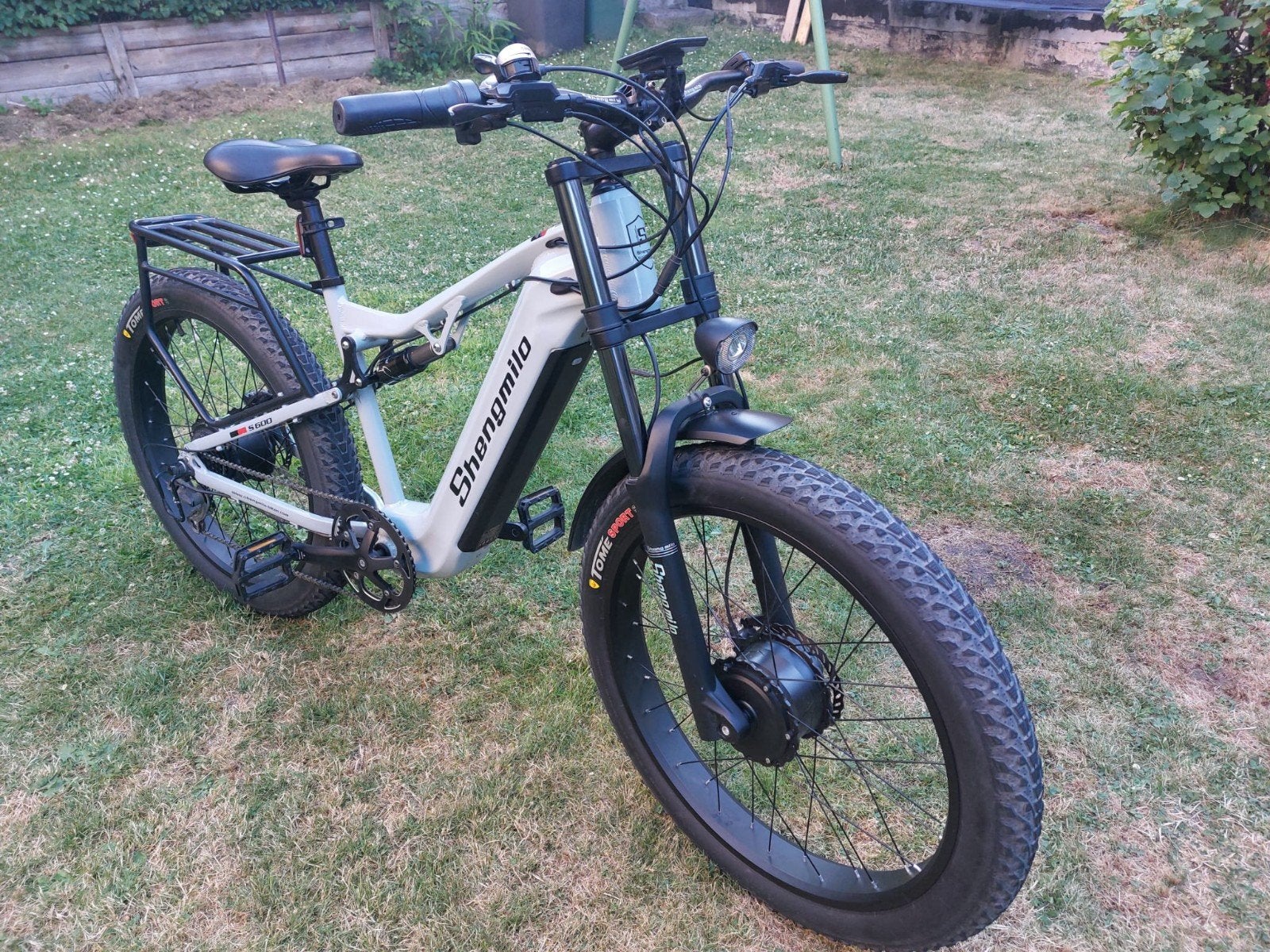 VTT SHENGMILO S600 full suspendu Bi-moteur ! (2000W), Vélos & Vélomoteurs, Enlèvement