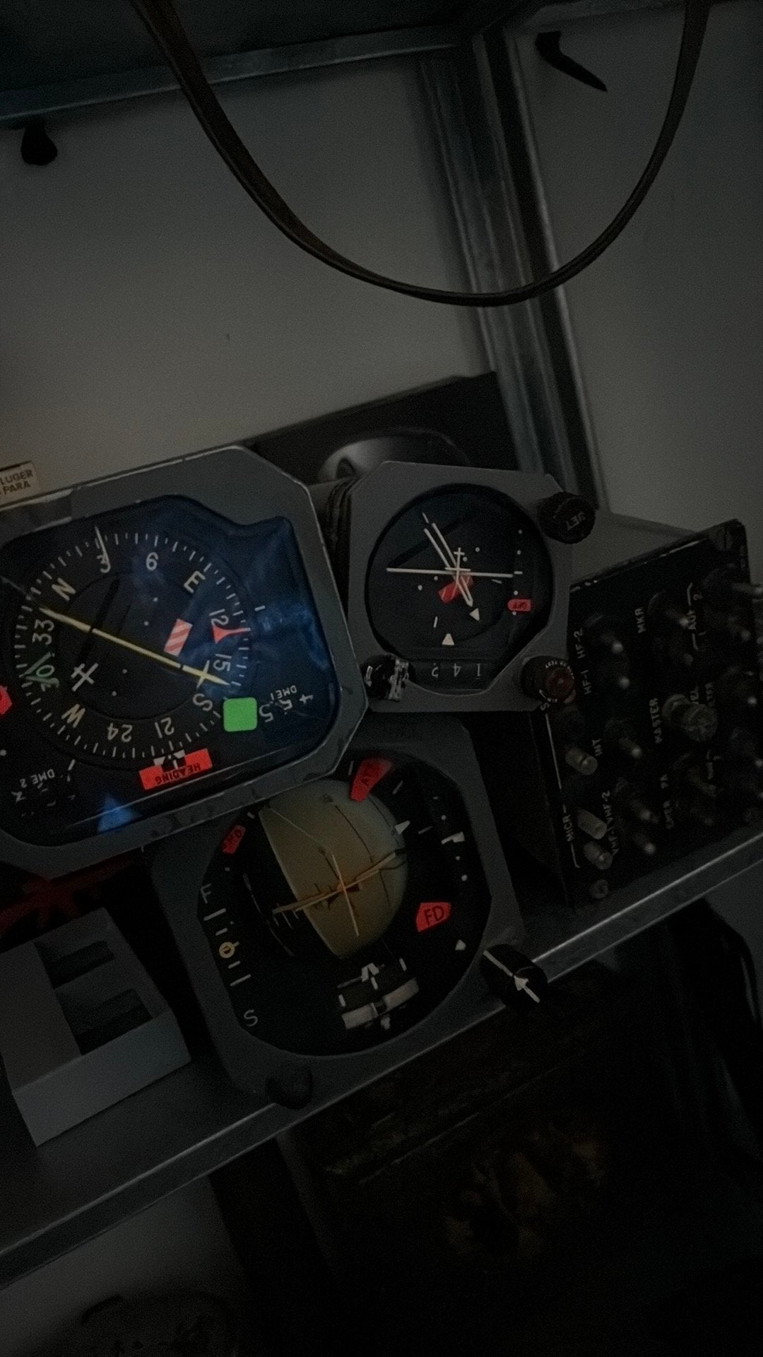 Lot vliegtuig onderdelen cockpit, Collections, Aviation, Enlèvement ou Envoi, Comme neuf