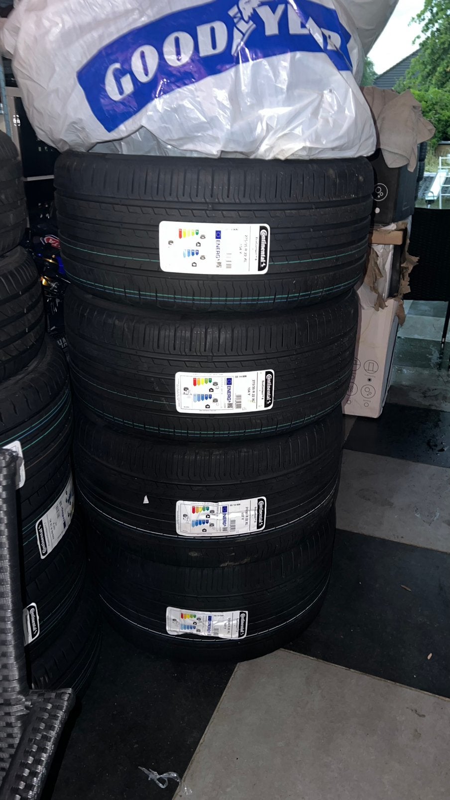 BMW x5 x6 banden Conti ecocontact 6* 315 30 22/275 35 22, Auto-onderdelen, Nieuw, Overige maten, Ophalen of Verzenden, Band(en)