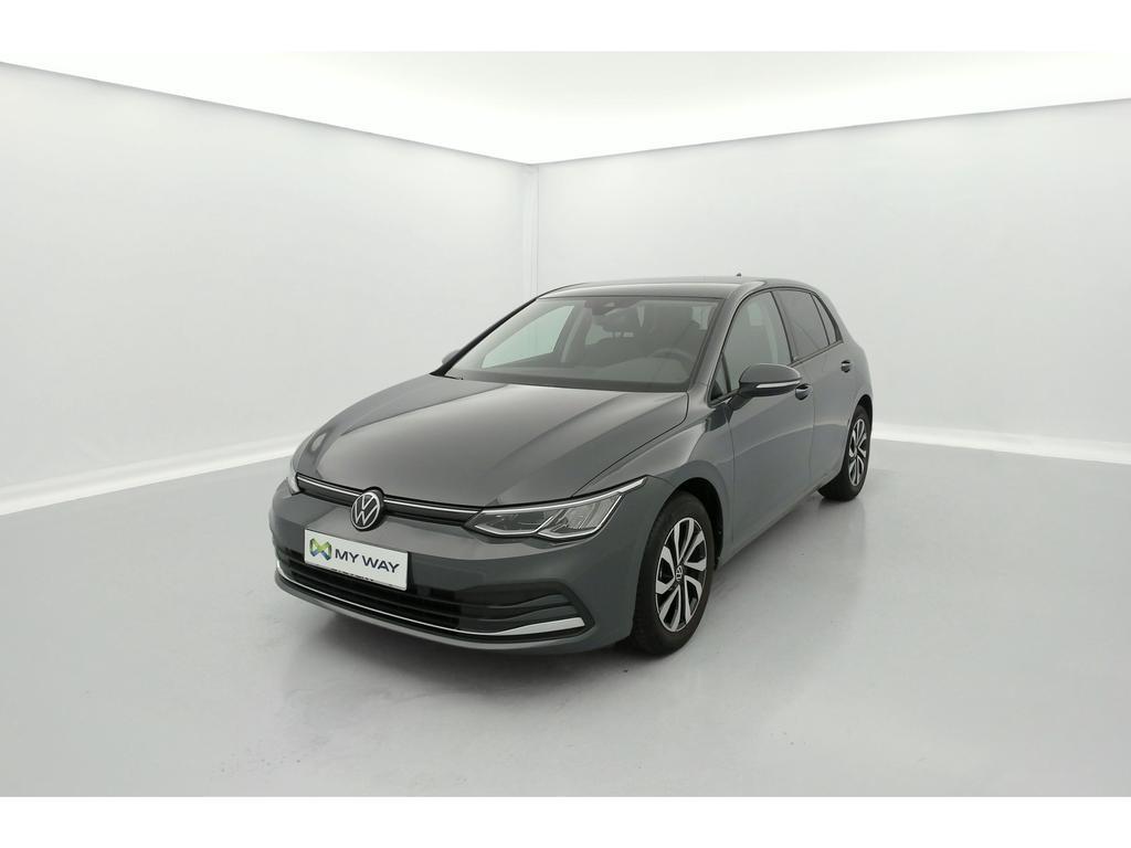 Volkswagen Golf VIII Golf 1.0 eTSI Active OPF DSG, Auto's, Automaat, Navigatiesysteem, Golf, Zilver of Grijs