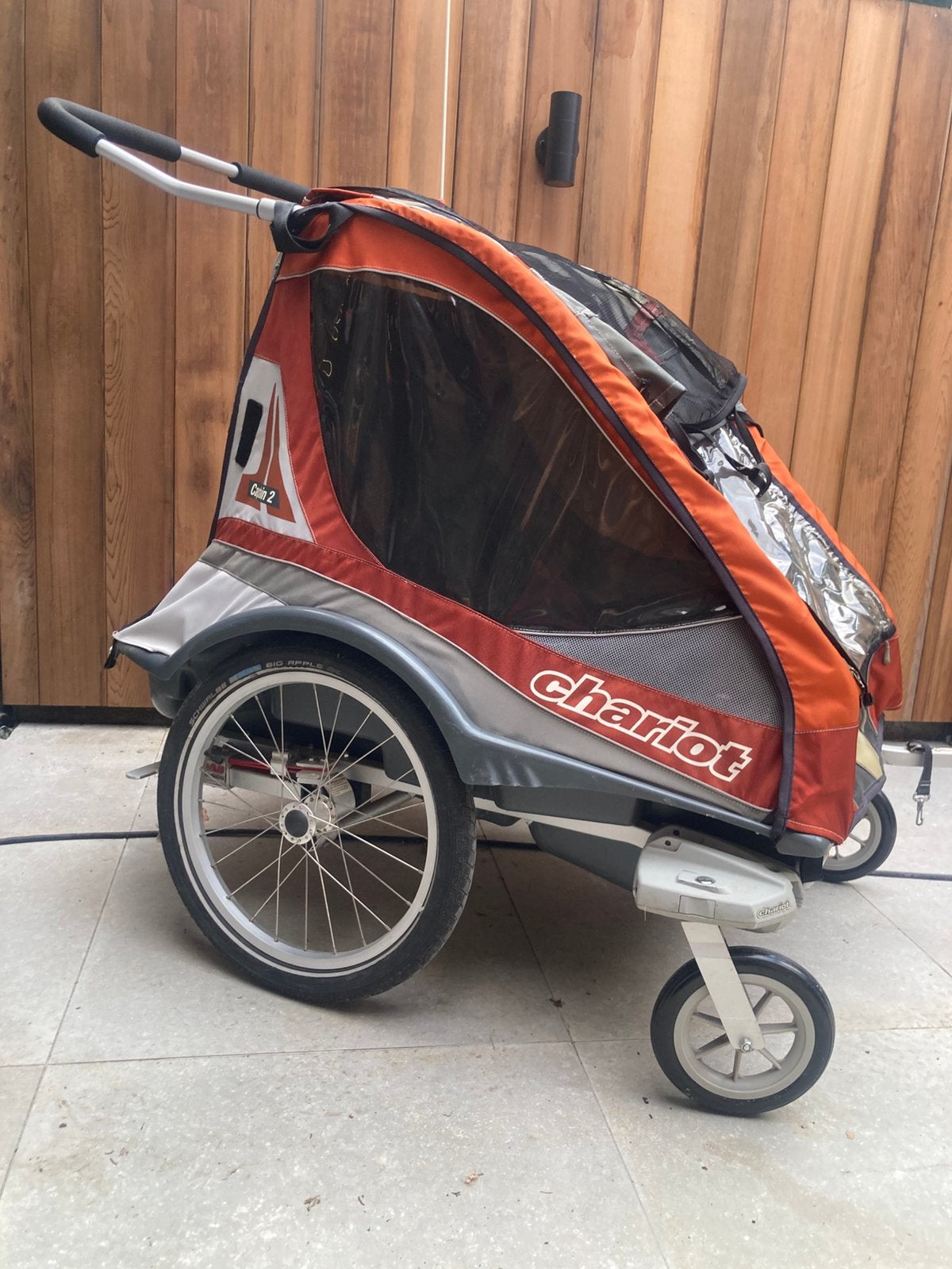 Chariot Captain 2 fietskar voor 2 kinderen, Enlèvement, Utilisé, Remorque pour enfant