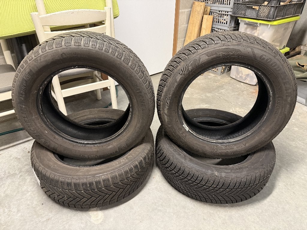 4 Winterbanden 2015/60R16, Autos : Pièces & Accessoires, 16 pouces, Véhicule de tourisme, Pneu(s), Enlèvement