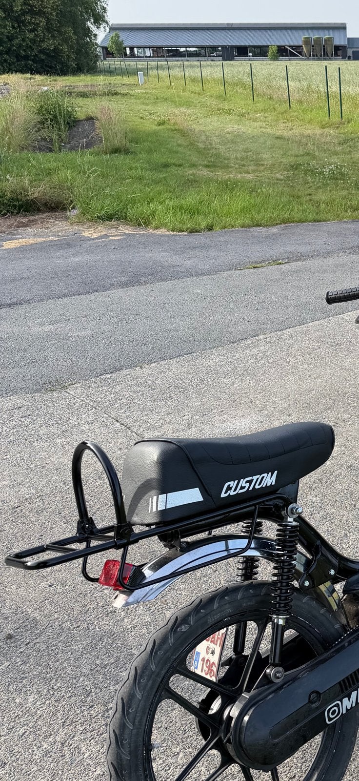 Zadel + rek honda camino, Ophalen, Zo goed als nieuw