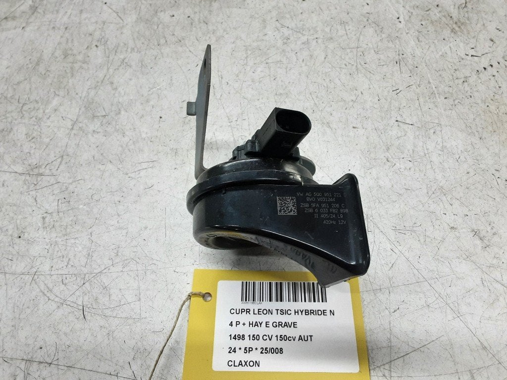 CLAXON Seat Leon (KLB) (01-2019/-) (5Q0951221), Gebruikt, Service@seat.de, Seat Deutschland GmbH, Seat